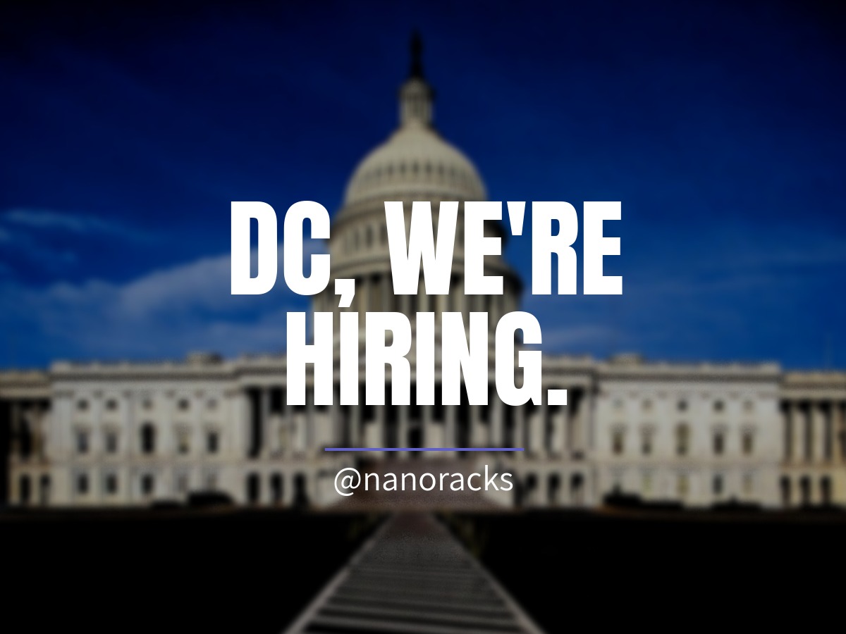 Space Jobs in Washington DC - Open Positions for Careers at Nanoracks