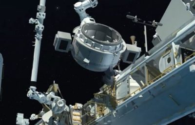 Nanoracks Bishop Airlock on-orbit