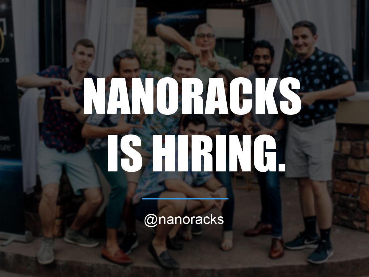 Nanoracks is Hiring