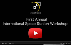 nanoracks workshop iss washington held annual george station university space february international