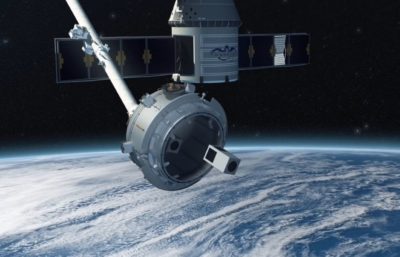 Satellite launch service from Bishop airlock